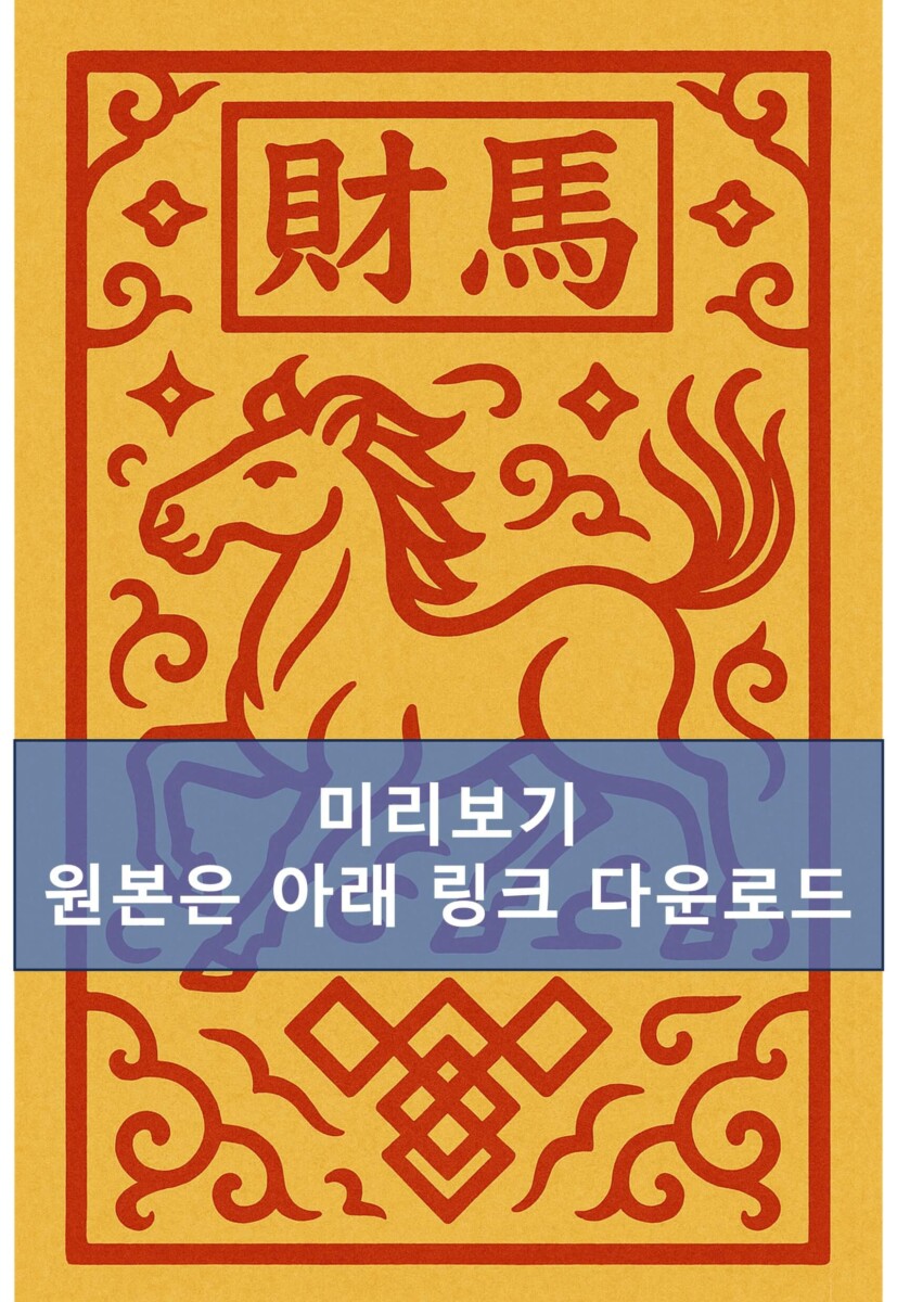 말띠 재물부적